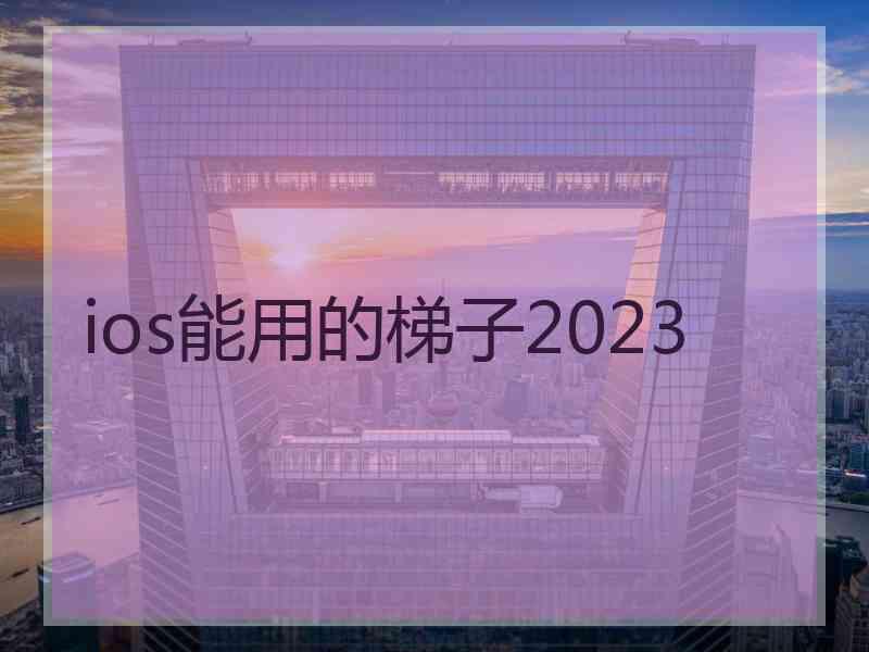 ios能用的梯子2023