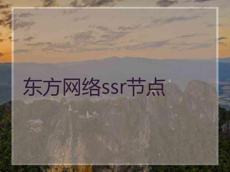 东方网络ssr节点