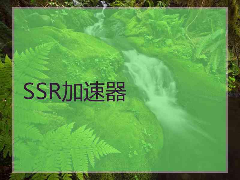 SSR加速器